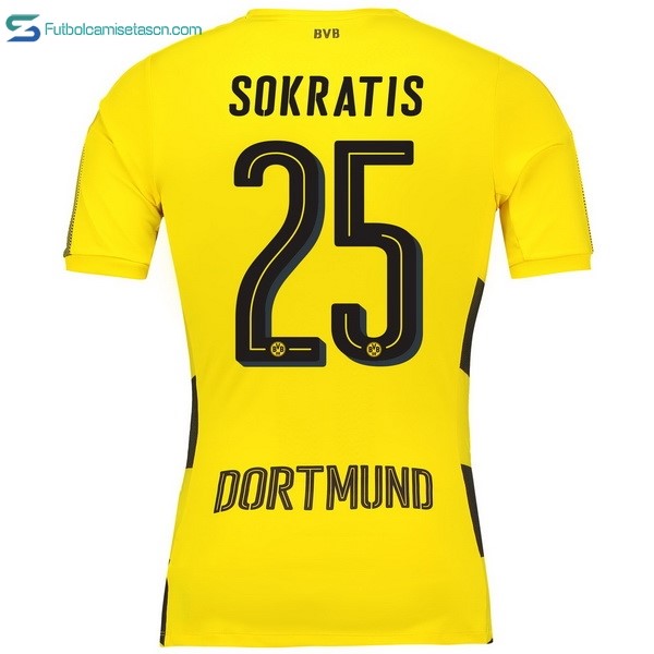 Camiseta Borussia Dortmund 1ª Sokratis 2017/18